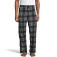 thumbnail image 1 of Hanes Pantalon en Micro-Polaire pour Homme, 5TG, Carreaux Noirs, 1 of 1