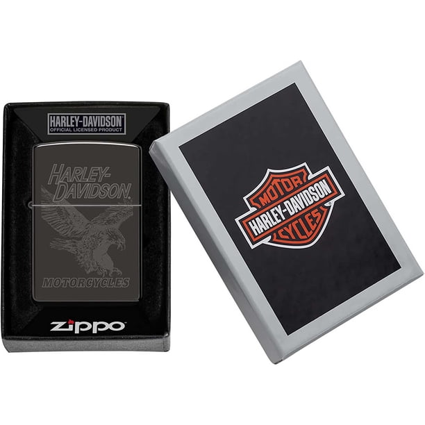 Zippo 48601 Harley-Davidson Laser Fancy Fill Windproof Lighter