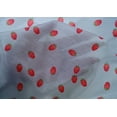 thumbnail image 4 of oneOone Cotton Silk Fabric Raspberry Fruit Print Sewing Fabric BTY 42 Inch Wide, 4 of 4