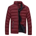 thumbnail image 4 of Men Winter Warm Slim Fit Thick Bubble Coat Jacket Outerwear, 4 of 5
