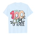 thumbnail image 4 of FhsagQ le 7 Juillet Mode Enfants Décontractée Imprimé Col Rond Ample Manches Courtes T-Shirt Haut Filles Printemps le 7 Juillet T-Shirts Taille 6 Printemps Bleu Clair 8-9 Ans, 4 of 4