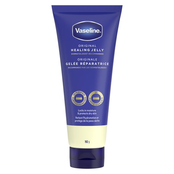 Vaseline Healing Jelly Original Locks in Moisture & Protects Dry Skin, 192 g