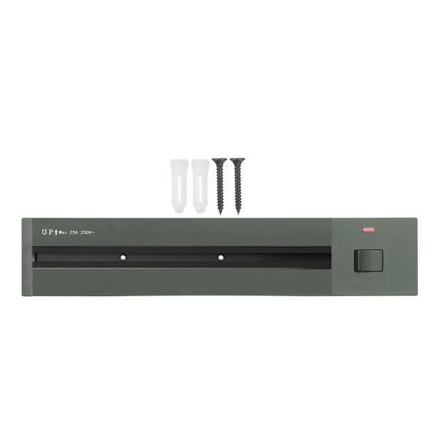 Amdohai Removable Electrical Outlet Track System Concealed Type 6000W High Power Track System Movable Wall