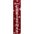 thumbnail image 1 of Northlight 36" Red and White "Merry Christmas" and Snowflake Porch Board Sign Decoration, 1 of 6