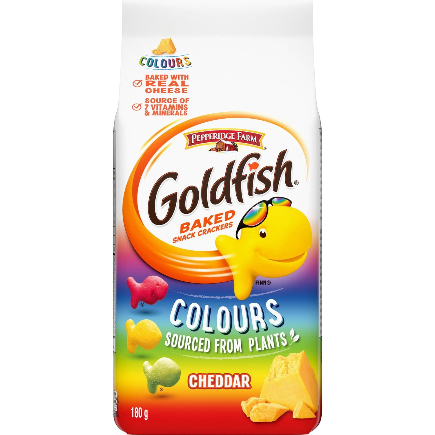Goldfish® Colours Baked Snack Crackers 180 G Bag