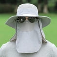 thumbnail image 3 of Maytalsory Waterproof Face Covering Sun Hat For Outdoor Activities Adjustable Hood Pink, 3 of 6