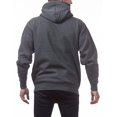 thumbnail image 4 of Pro Club Men's Heavyweight Pullover Hoodie (13oz), Charcoal, Large, 4 of 4