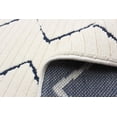 thumbnail image 3 of ECARPET Indoor/Outdoor for Balcony, Patio and Garden Raya Blue, Ivory Rug, 3 of 9