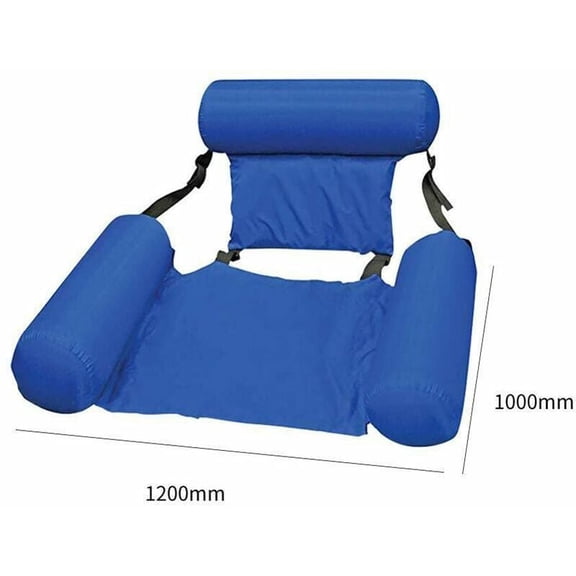 Chaise Longue Gonflable pour Piscine, Fonctions Aquatiques Uniques Incluant une Flottabilité Semi-Submergée, Tissu à Séchage Rapide Assurant un Plaisir Estival Continu
