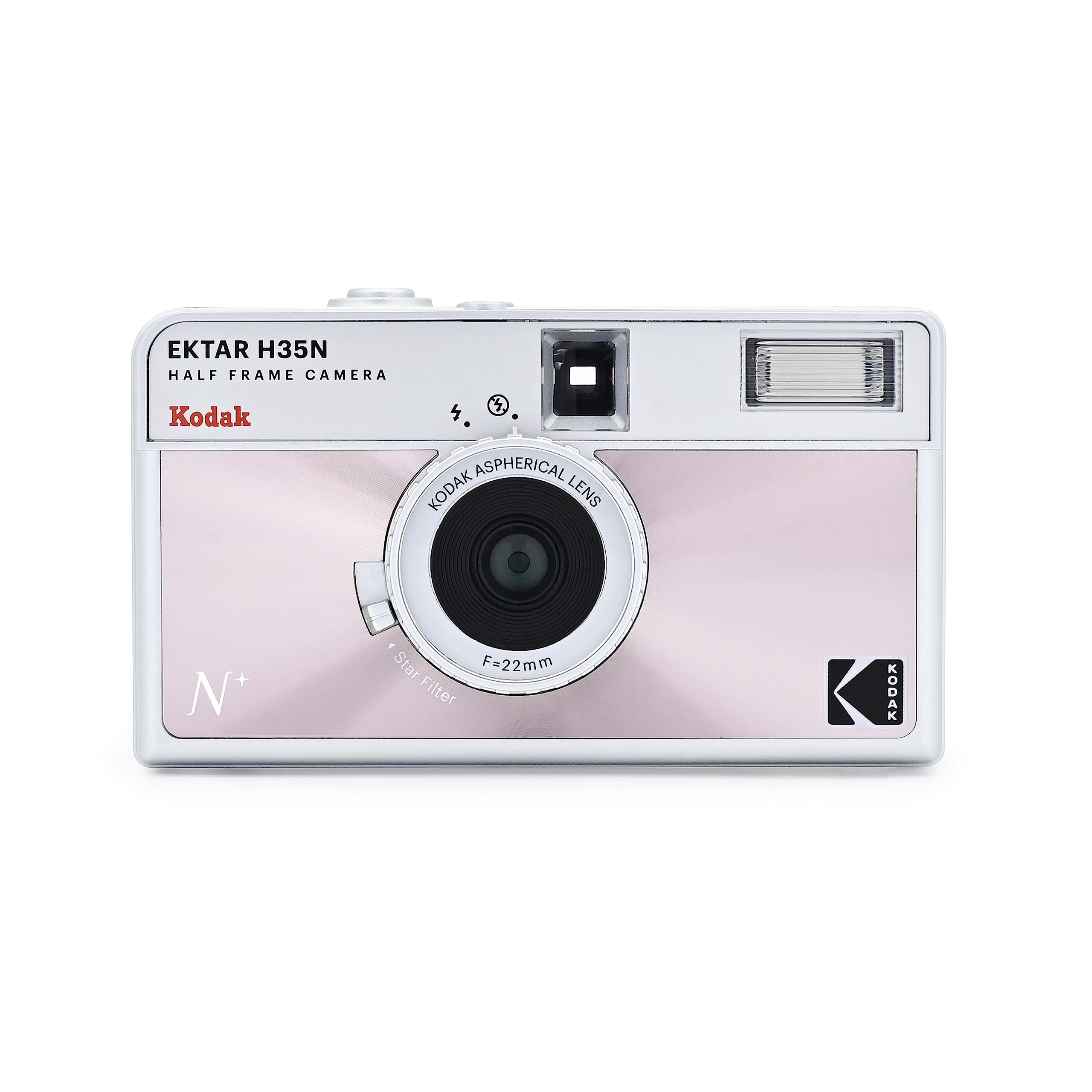 KODAK EKTAR H35N Half Frame Retro Film Camera (Striped Silver