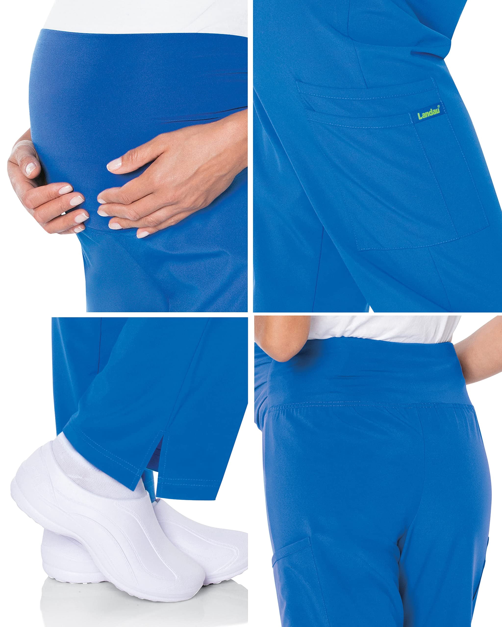 Landau ProFlex Pantalon d'Uniforme de Maternité pour Femmes : Coupe Moderne Ajustée, Extensible dans les Deux Sens, Coupe Bootcut 2399