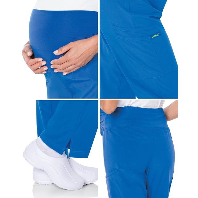 Landau ProFlex Pantalon d'Uniforme de Maternité pour Femmes : Coupe Moderne Ajustée, Extensible dans les Deux Sens, Coupe Bootcut 2399