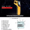 thumbnail image 2 of Digital Infrared Thermometer Non-Contact Pyrometer Thermometer Tool -UKHO, 2 of 8