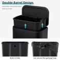 thumbnail image 4 of Trash Can with 3.2 Gallon Stainless Steel Kitchen Trash Can - Soft Close Lid, Foot Pedal, Removable Inner Bucket, Large Double Dual Trash and Recycling Bins, Garbage and Recycle Bin Combo, 4 of 7