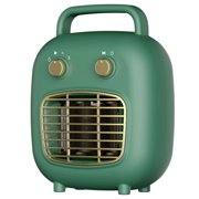Riwcyla Space Heater 800W PTC Ceramic 6,8m Human Sensor Low Noise Fast Heating Portable Heater Fan with 30 Degrees ,Over and Overheat Protection 3 Gears Adjustable for Bedroom Office Indoor Use
