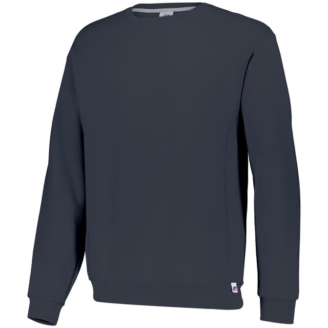 Russell Athletic Chandail à Col Rond Dri Power, 2TG, Noir Chiné