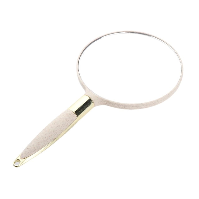Tachiuwa Plastic Handheld Mirror for Travel Beige