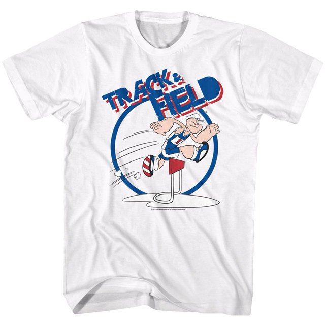 Popeye T-Shirt à Manches Courtes pour Adulte Comics Trax