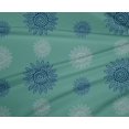 thumbnail image 4 of oneOone Polyester Lycra Fabric Spiral & Floral Block Decor Fabric Printed BTY 56 Inch Wide, 4 of 4
