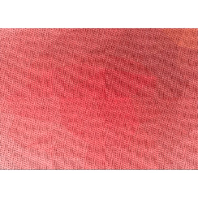 Ahgly Company Tapis Rectangulaire Rouge Lavable en Machine, 4 Pieds x 6 Pieds