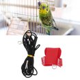 thumbnail image 1 of Bird Flight Harness Vest Artificial Leather  Flight Suit With Leash Training Design Anti Bite Suitable For Parakeets Same Size Birds, 1 of 8