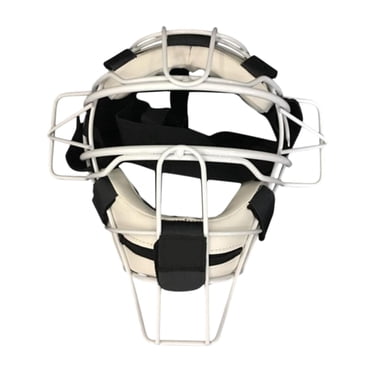 Lipstore Baseball Catcher Helmet Breathable Professional Head Protector for Men Women White