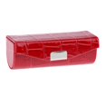 thumbnail image 1 of Leather Lipstick Case Holder Storage Box with Mirror for Purse Red, 1 of 7