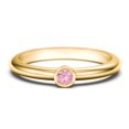 thumbnail image 1 of Classic Bezel Set Birthstone Ring - Pink Tourmaline (October), 1 of 4