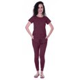 thumbnail image 1 of Moomaya Nightwear Set Watermelon Embroidery Slimfit Pyjamas Sleepwear 2 Pcs Set, 1 of 6