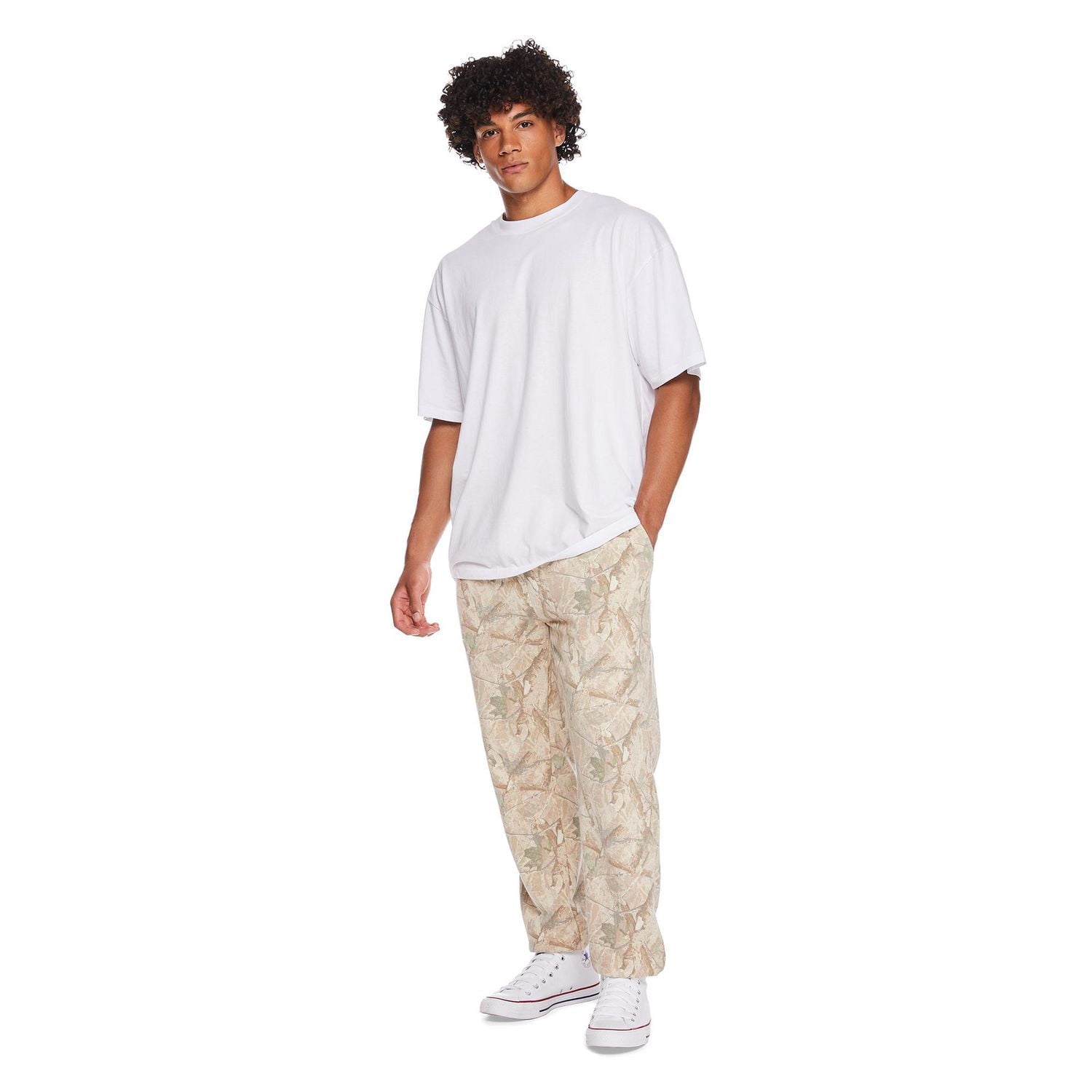 No Boundaries Men'S Oversized Short Sleeve T-Shirt