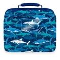 thumbnail image 3 of Sac à Lunch Isotherme à Compartiment Unique Thermos Pour Enfants Avec Doublure, Requins, 3 of 5