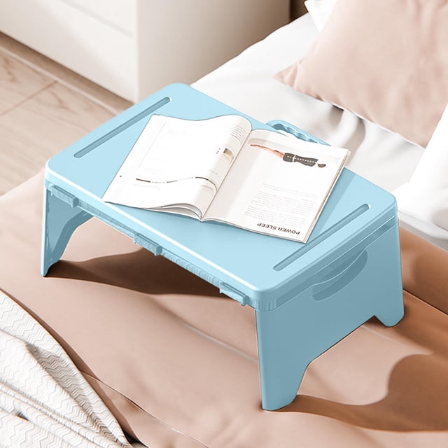 Folding Laptop Desk under $5! CQCYD Portable Folding Table, Multifunctional Laptop Desk, Bed Tray for Apartment Dormitory, Adjustable Height Study Table, Compact Space Saving Design