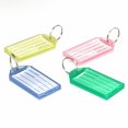 thumbnail image 1 of Porte-clés Étiquette Nom Sac à Bagages Porte-Clés Étiquette Porte-Clés Portable Porte-Clés Visible Étiquette de Classification Sac à Main Valise Jaune, 1 of 9