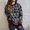 Black, variant on EGNMCR Round-Neck Sweater for Women, Sweater for Women Ladies Cute Flower Heart Round Neck Long Sleeve Knit Sweater Women's Short Sweater Women's Top Women Sweater