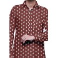 thumbnail image 4 of Atasi Kurta Pathani Classique à Col pour Garçons Chemise en Rayonne à Poche avant, 4 of 5