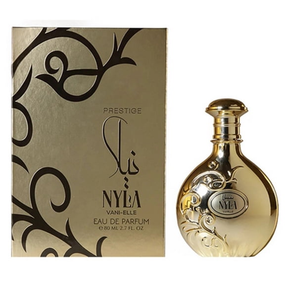 Ara-biyat Prestige Nyla Vanielle Eau de Body Spray – Vanilla & Caramel Body Spray, Sweet & Sensual Scent, Long-Lasting Fragrance, For Women, Elegant Rose Gold Bottle, 2.7 fl oz (Nyla)