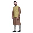 thumbnail image 2 of Atasi Printed Kurta Pyjama Set Traditional Ethnic Wear Mandarin Casual Clothing, 2 of 5