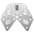thumbnail image 2 of 5Pcs Fire Extinguisher Holder Wall Mount Silver Metal for Office Safety, 2 of 8
