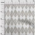 thumbnail image 1 of oneOone Cotton Cambric Fabric Chevron Ikat Print Sewing Fabric BTY 56 Inch Wide, 1 of 1