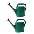 thumbnail image 1 of Geloo 3L Green Plastic Watering Can with Long Nozzle 2 Pack, 1 of 7