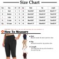 thumbnail image 3 of PEZHADA Women's High Waisted Yoga Workout Exercise Capris with Pockets, Brown, L, 3 of 6