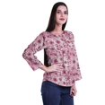 thumbnail image 3 of Moomaya Tunique d'Été Décontractée pour Femmes à Manches Longues avec Boutons Imprimés et Col Rond, 3 of 5