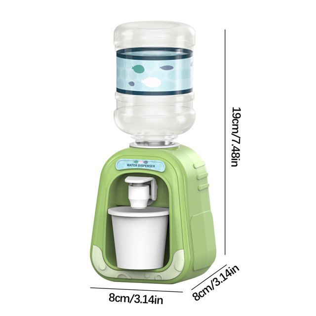 Dvruxg Mini Simulation Water Dispenser, Mini Makeup Remover Organizer, Creative Nail Polish Dispensing Bottles, Water Dispenser Model