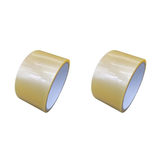 Transemion Creative Sticky Ball Rolling Tape Decorative Game DIY for Party Children Yellow 6 x 10m 2Set