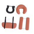thumbnail image 4 of BELOVING Face Cradle with Pillow for Massage Table Soft Complete Set Massage Headrest brown, 4 of 10