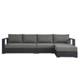 thumbnail image 4 of Modway Tahoe 3-Piece Outdoor Patio Furniture Sectional, Gray, 4 of 9