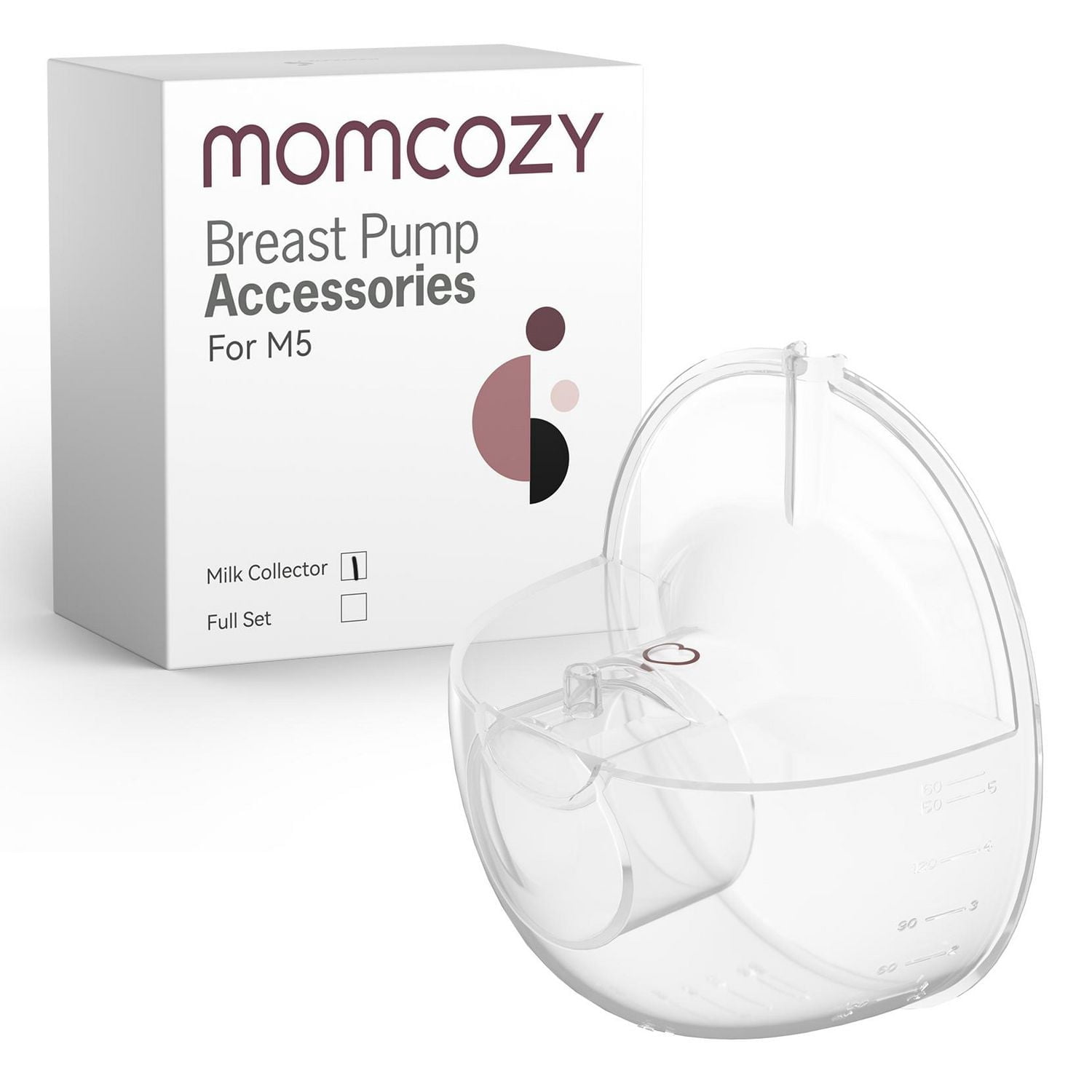 Momcozy Silicone Milk Collector for M5 Breast Pump Replacement Accessories