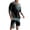 Black, variant on Men's Suits Product 2 Piece Outfits Hipster Printed Patchwork Tee Shirt And Shorts Set for Men Modern Sports Tracksuit Style Casual Yet