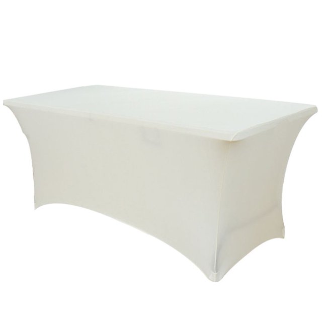 Elastic Tablecloth Decorative Close-fitted Unique Banquet Rectangular Table Cover