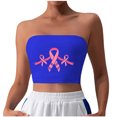 thumbnail image 2 of Tube Tops, Womens Printed Strapless Yoga Exercise Chest Wrap Pullover, 2 of 4